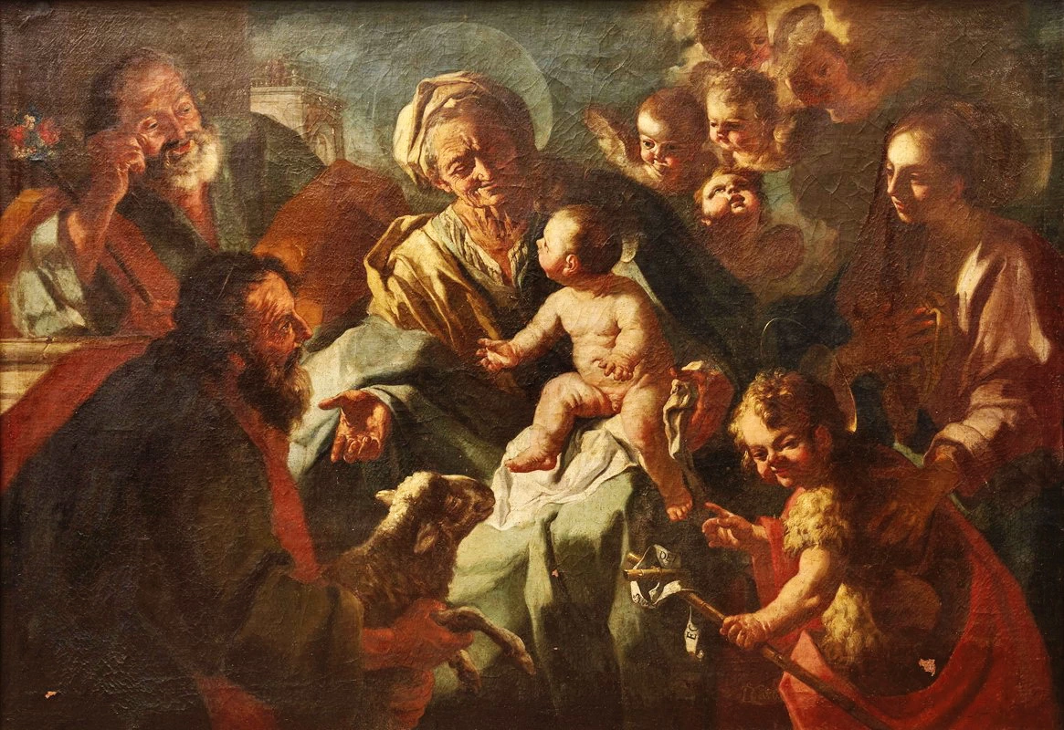 Sant'Anna e Gesù Bambino, con San Giuseppe, San Gioacchino, la Madonna e San Giovanni Battista